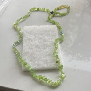 Green Beaded Necklace